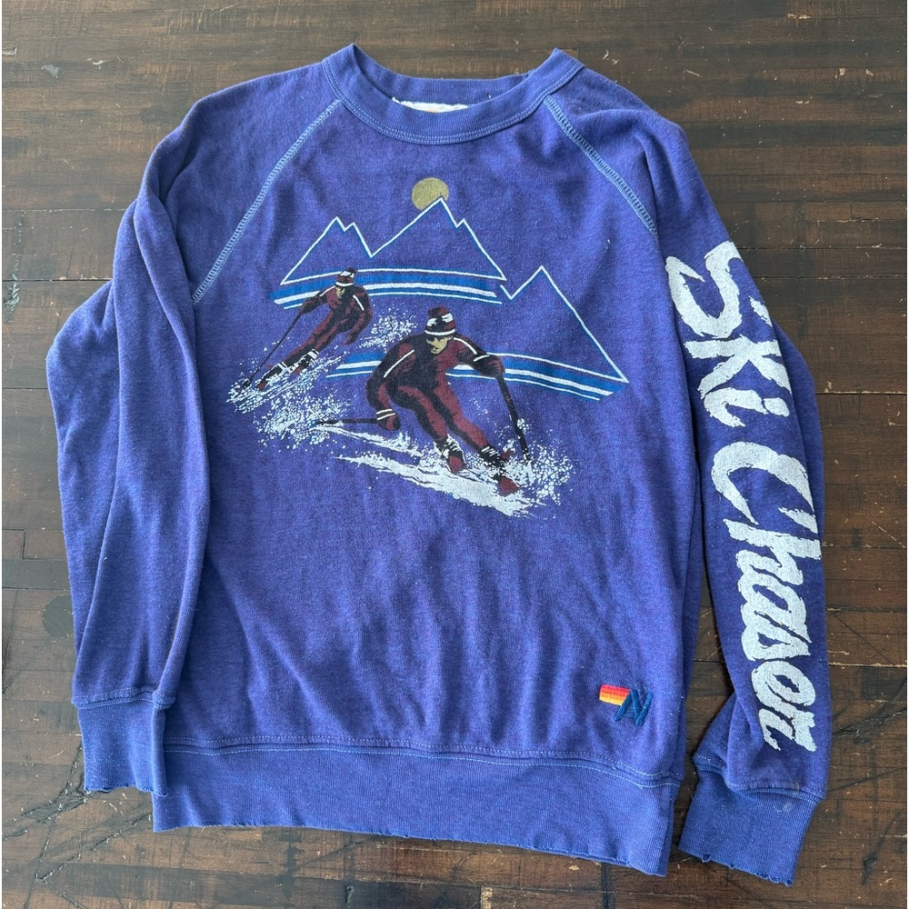 Sz XS Aviator Nation Sweatshirt Ski Chaser
